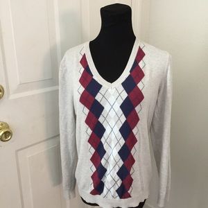 Tommy Hilfiger Men's Argyle Sweater